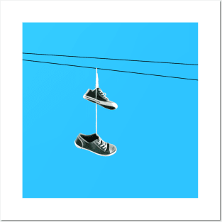 Shoes on a Wire Posters and Art